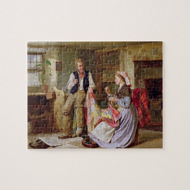 Patchworktäcket Pussel (Horisontell)