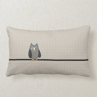 Patchworkugglan kudder lumbarkudde