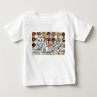 Patchworkugglor 2 t-shirt