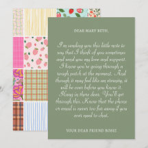 Patchy Love Card From a Dear Friend