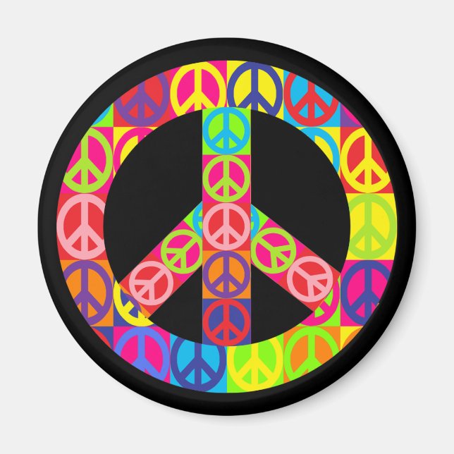 Patchy Peace Magnet (Framsidan)