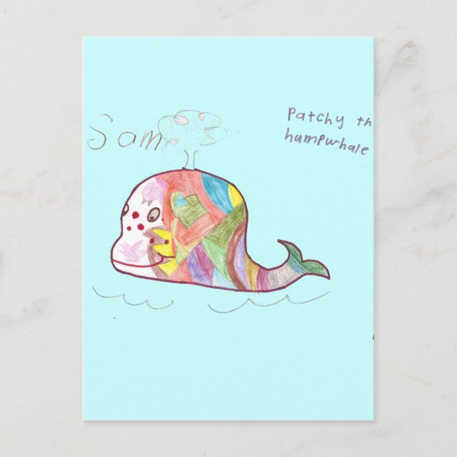 PATCHY THE HUMPWHALE VYKORT (Framsida)
