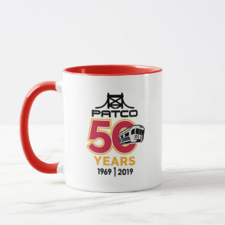 PATCO 50-årsdagen Logotyp Mugg