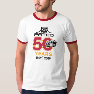 PATCO 50-årsdagen Logotyp Red Ringer Tee