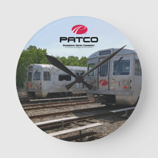 PATCO cirklar väggen tar tid på Rund Klocka