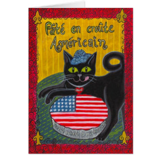 Pâté en Croûte Américain (amerikanpajen) Hälsningskort