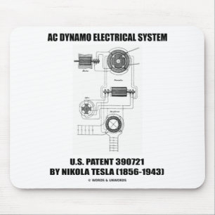 Patent för elektriskt system för Nikola Tesla Musmatta