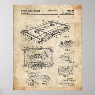 Patent för ljudsignalkassett poster