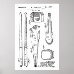 Patent från Tåg 1936 Poster