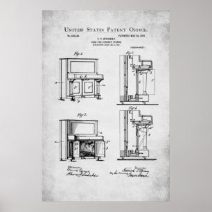 Patent - Opright Piano - Poster