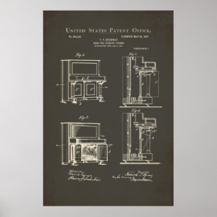 Patent - Opright Piano - Poster
