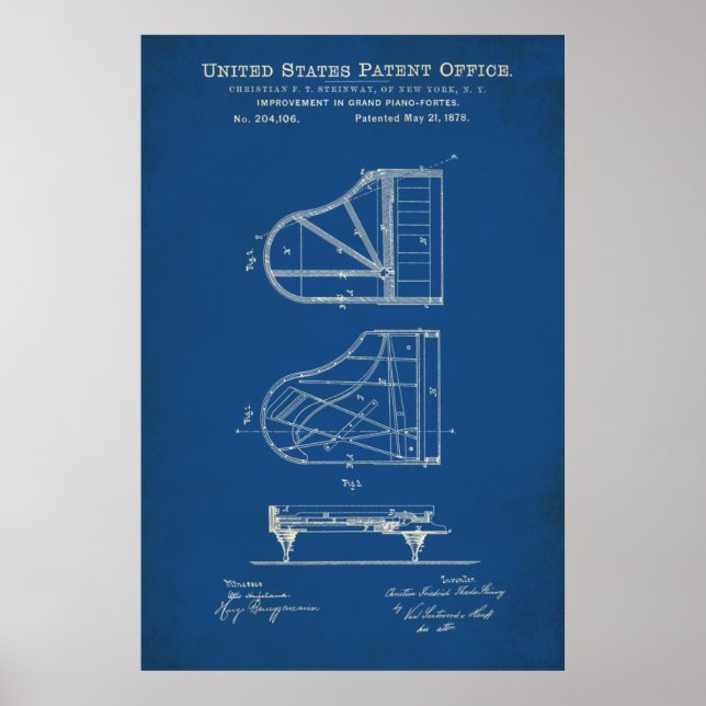 Patent - Piano - Poster (Framsidan)