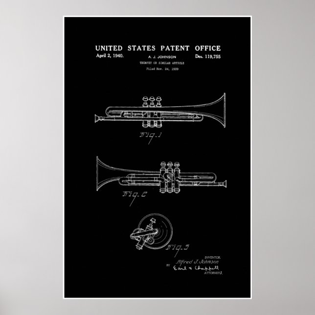 Patent - Trumpet - Poster (Framsidan)