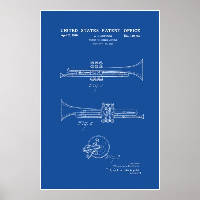 Patent - Trumpet - Poster (Framsidan)