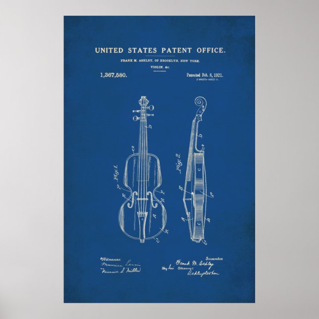 Patent - Violin - Poster (Framsidan)