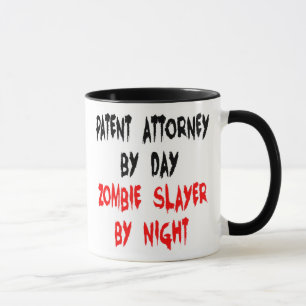 Patentadvokat Zombie Sayer Joke Mugg
