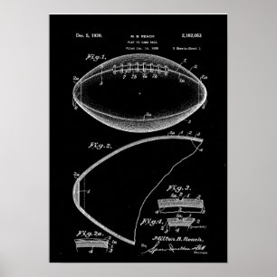 Patenterad konst för fotboll, poster