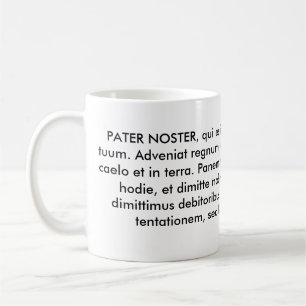 PATER NOSTER eller den vår fadern Kaffemugg