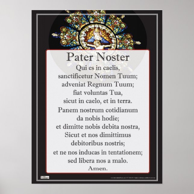 Pater Noster Poster (Framsidan)