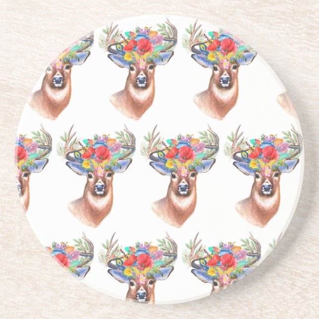 Paterna Flower Reindeer jul Magic Underlägg (Framsidan)