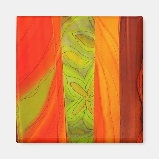 Paternerade scarves magnet (Framsidan)