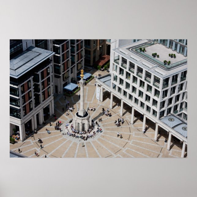 Paternoster Square i London England Poster (Framsidan)