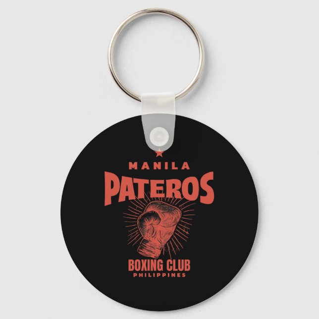 Pateros Manila Boxing Klubb Filippinerna - Boxing Nyckelring (Framsida)