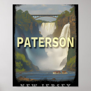 Paterson New Jersey Nj Vattenfall Wonderland Sd617 Poster