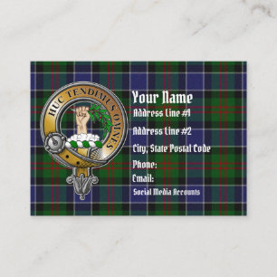 Paterson Tartan & Badge Visitkort