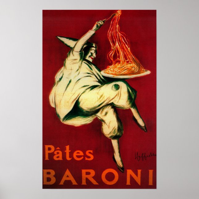 Pates Baroni Vintage PosterEurope Poster (Framsidan)