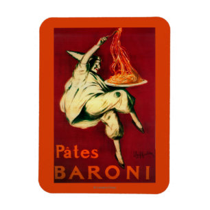 PatesBaroni vintage PosterEurope Magnet