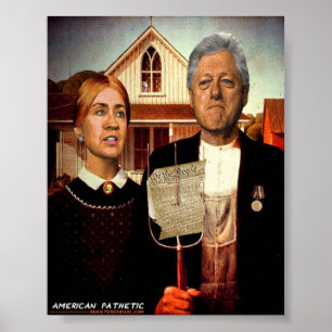 Patetisk amerikan poster
