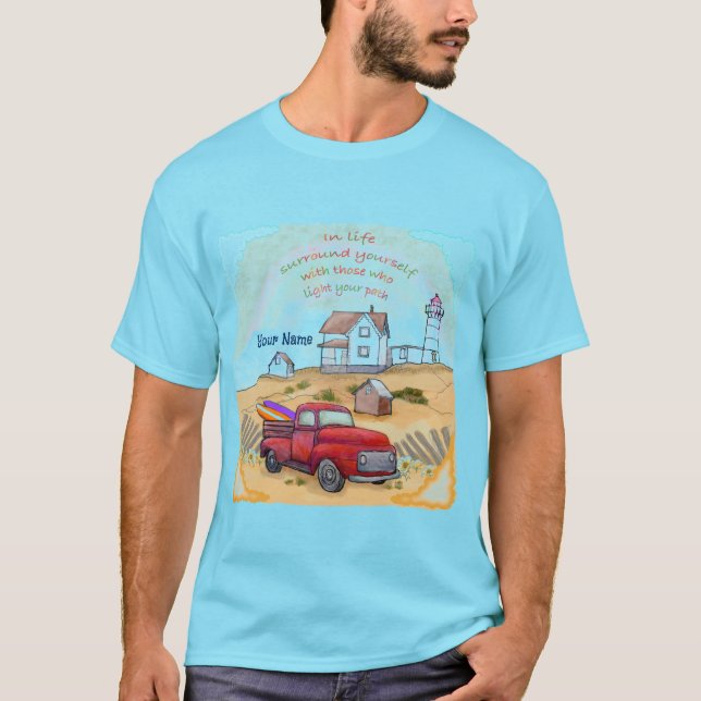  Path Lighthouse T Shirt (Framsida)