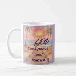 Path of Peace: Grace at Sunset Kaffemugg