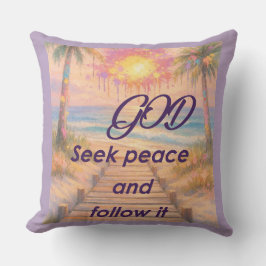 Path of Peace: Grace at Sunset Kudde