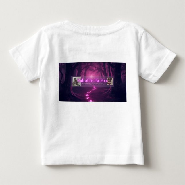 Path of the Flat Foot Baby & Child T-shirt (Baksida)