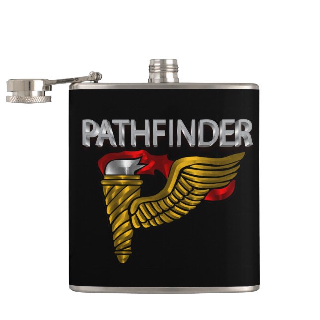 Pathfinder Badge-"Pathfinder"-kolv Fickplunta (Öppnad)