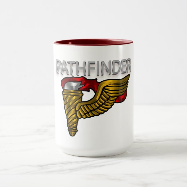 Pathfinder Badge-"Pathfinder" Red Mugg (Center)
