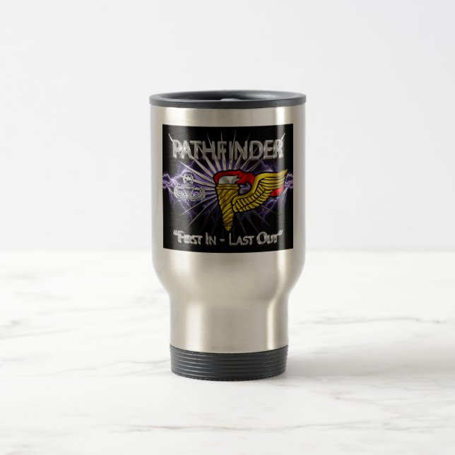 Pathfinder-bricka-"First in Last Out" ("först in s Resemugg (Center)