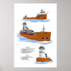 Pathfinder för Underbar Sjöar-pråm Poster