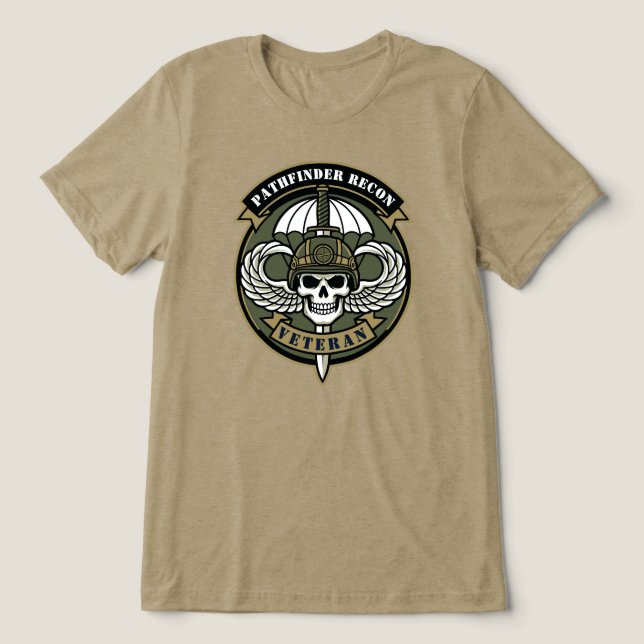 Pathfinder Recon Veteran T Shirt (Design Framsida)