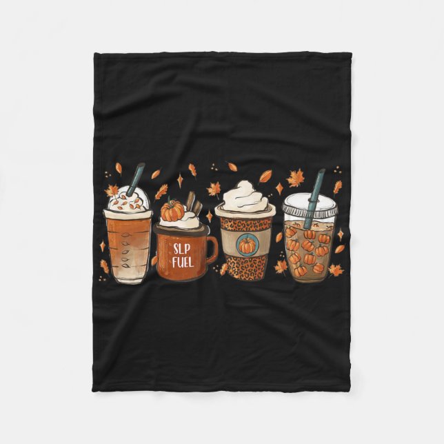Patholog Coffee Pumpkin (fall Tal) Fleecefilt (Framsidan)