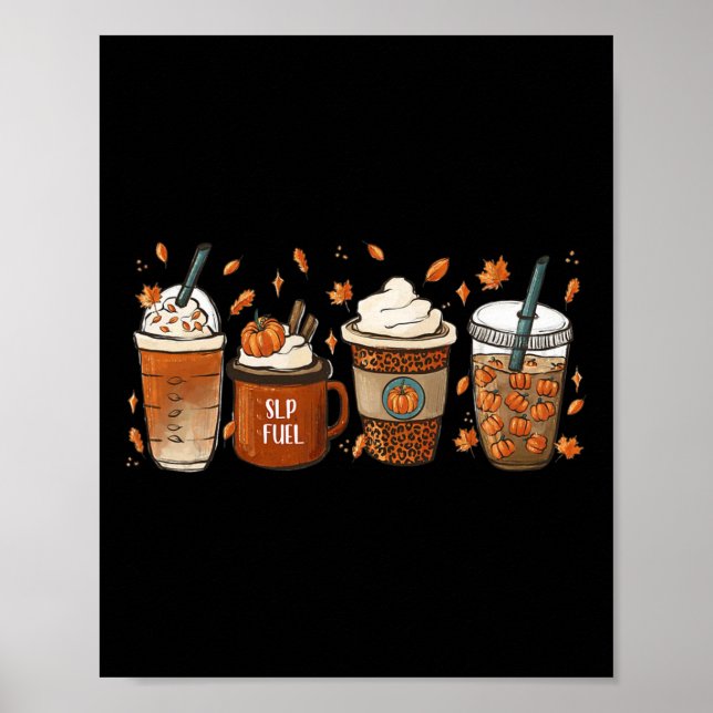 Patholog Coffee Pumpkin (fall Tal) Poster (Framsidan)