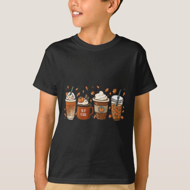 Patholog Coffee Pumpkin (fall Tal) T Shirt (Framsida)