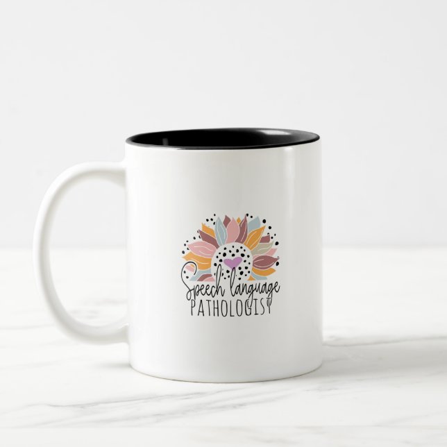 Patholog Cute Solros Tal Två-Tonad Mugg (Vänster)