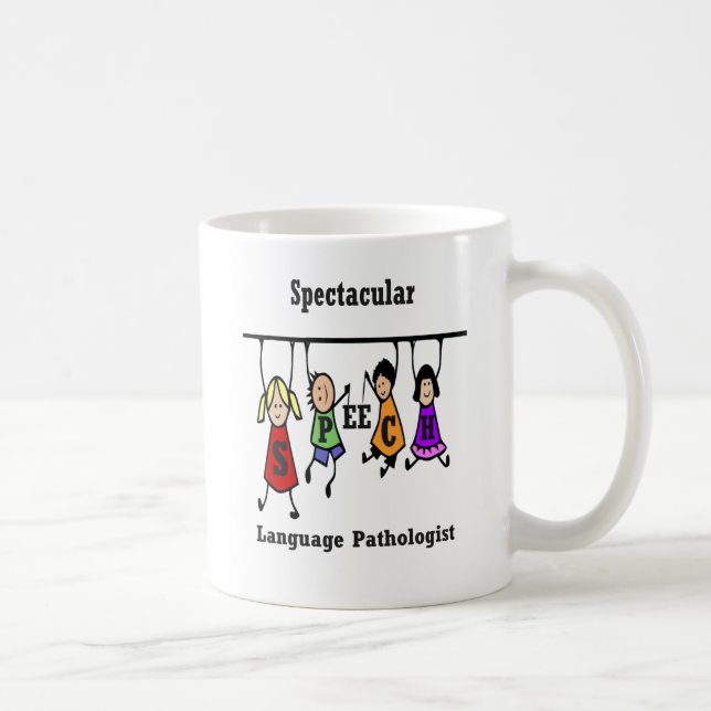 Pathologer Kids på det spektakulära Tal-språket Kaffemugg (Höger)