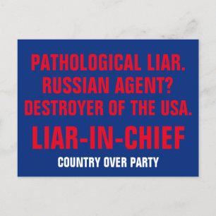 Pathological Liar Russian Agent Liar-in-Chief Vykort