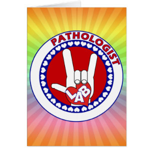 PATHOLOGIST ROUND LOGOTYP ASL HÄLSNINGSKORT