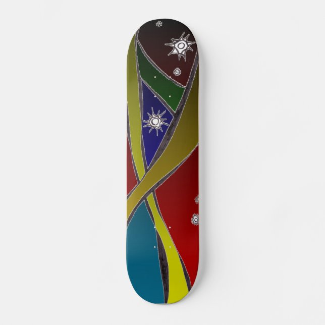 Paths of Existence Mini Skateboard Bräda 18,5 Cm (Framsida)