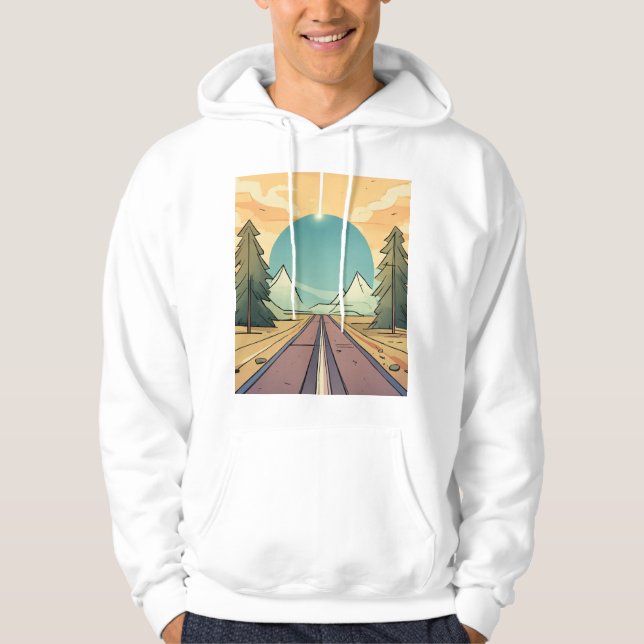 Pathway till Äventyr Hoodie (Framsida)